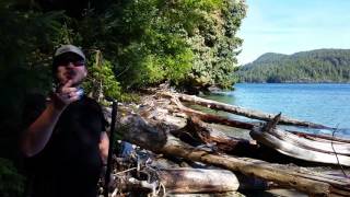 Yorke Island Excursion, arriving on land, 19 August 2016