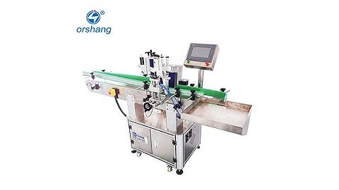 AS-C02  fully automatic vertical positioning round bottle labeling machine