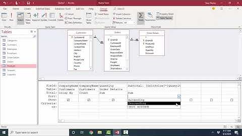 Microsoft Access A to Z:  Summary queries (also known as aggregate calculations)