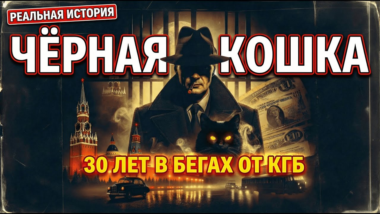 Чёрная Кошка: 30 ЛЕТ В БЕГАХ ОТ КГБ. Дело, которое НИКОГДА НЕ РАСКРОЮТ