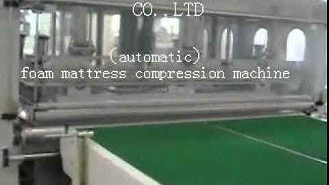 （automatic） foam mattress compression machine