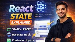 React State Made Simple | useState Hook &amp; Dynamic UI Explained for Beginners #usestate