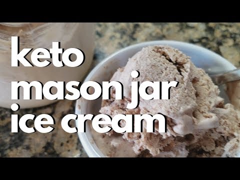 keto-mason-jar-ice-cream-│keto-ice-cream-recipes-│easy-keto-desserts