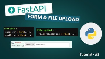 Handle Form Data & File Upload in FastAPI (Part 1) | Read File Content | Tamil Tutorial