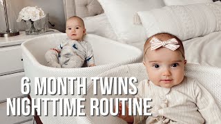 Twin Nighttime Routine 6 Months Old Heather Fern