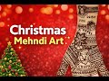 Christmas Mehndi Design | Santa Claus Henna Art | Merry Christmas Hand Mehndi
