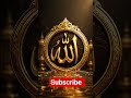 ✨ اللہ کا خوبصورت نام | روح کو سکون دینے والا ذکر | Powerful Islamic Video ✨