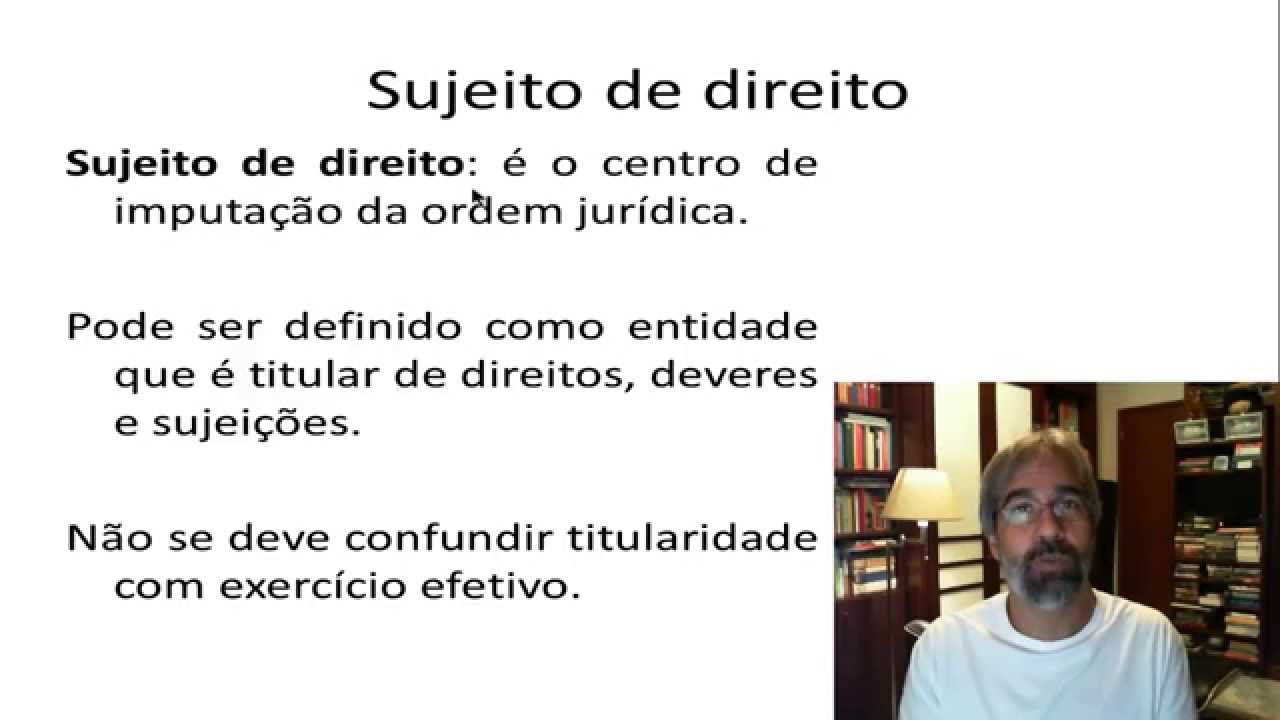 TGD Aula 5 - Sujeitos de Direito - Rodrigo Reis Ribeiro Bastos - YouTube