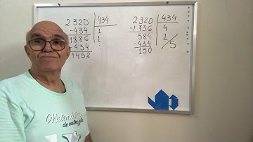 Algoritmo da divisão - preliminares