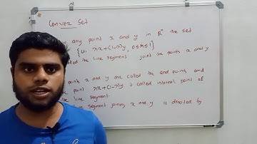 LPP Part 1 | Convex Set | #convex_set | #6thsem | #BscMathematics