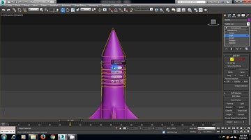 How to make rocket in 3ds max with BOX