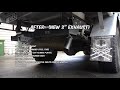 Mazda BT50 3inch exhaust before and after comparison