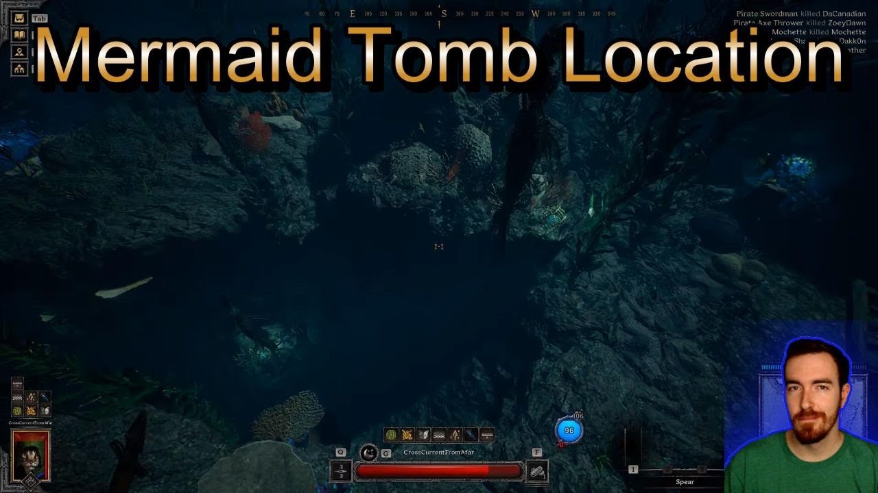 Dark and Darker: Местоположение гробницы русалки