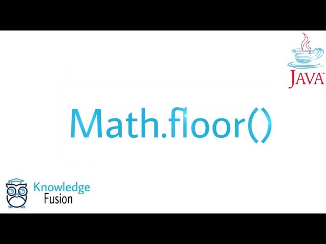 Math Floor Function In Java Icse You