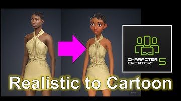 CC5 Realistic Avatar to Cartoon | Character Creator 5 Tutorial #cc5 #charactercreator5 #tutorial