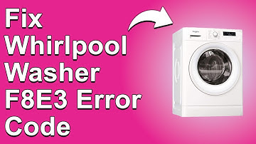Whirlpool Washer F8E3 Error Code (Understand Why It Happens And Solutions To The Error)