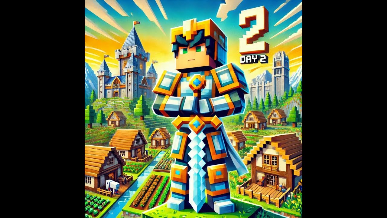 Making Kingdom in Minecraft | Upgrading and Expanding village | DAY 2 ...