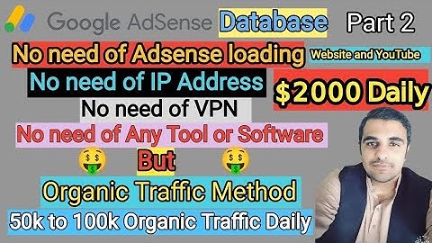 Google adsense loading is old Part 2 | Try this Method to earn $2000 Daily | 100k + traffic daily