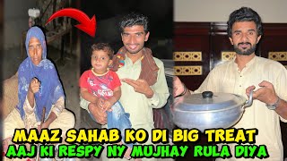 Aaj maaz sahab ko big treat di aaj ki respy nay mujhy rula diya 😢|Sultan Baloch 