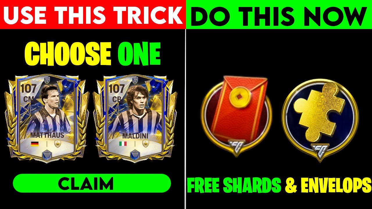 FREE 107 OVR TOTY Players , FREE Shards and Red Envelops in FC Mobile 25