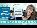 Plan With Me | Disney Color Block Minnie Mouse | Happy Planner Collab withTheDisneySisters
