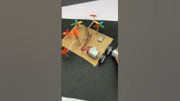 Dc motor power transfer generator #tech #dcmotor #project #science #experiment #shorts #diy