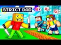Weird strict dad vs the most secured house in minecraft