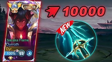 FINALLY NEW ITEM DYRROTH 100% BROKEN!!😱🔥 - BEST 1 HIT BUILD DYRROTH 2024