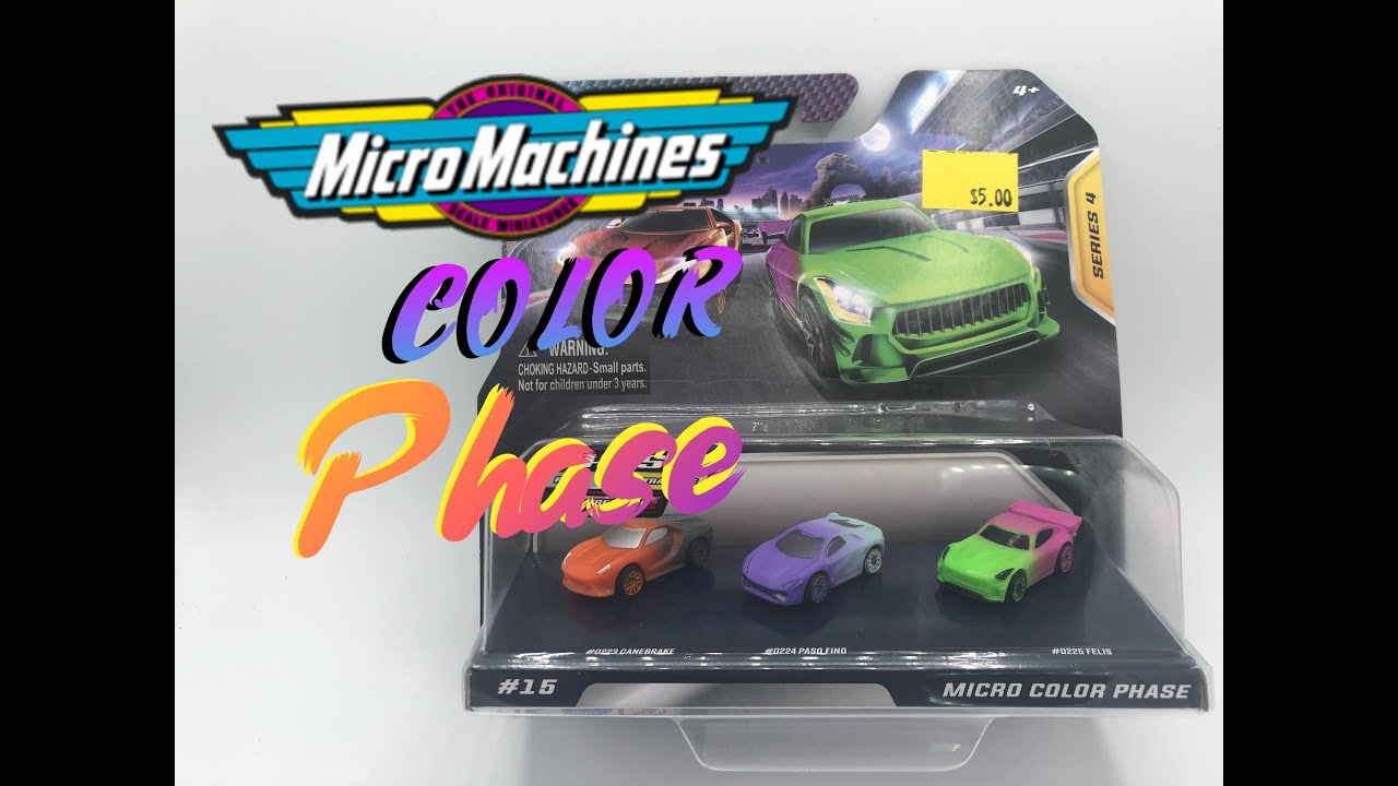 2021 Micro Machines Series 4 Micro Color Phase! Unboxing & Review.