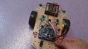Arduino buggy with bump sensors and speed sensors.