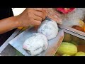 태국 길거리음식, 과일 자르기 - Thai street food fruit cutting