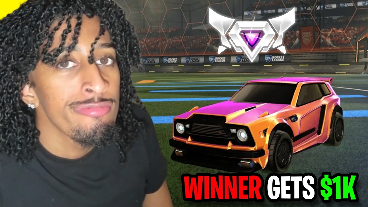 99 Head Start 1v1 VS a SSL In Rocket League *WINNER GETS $100*