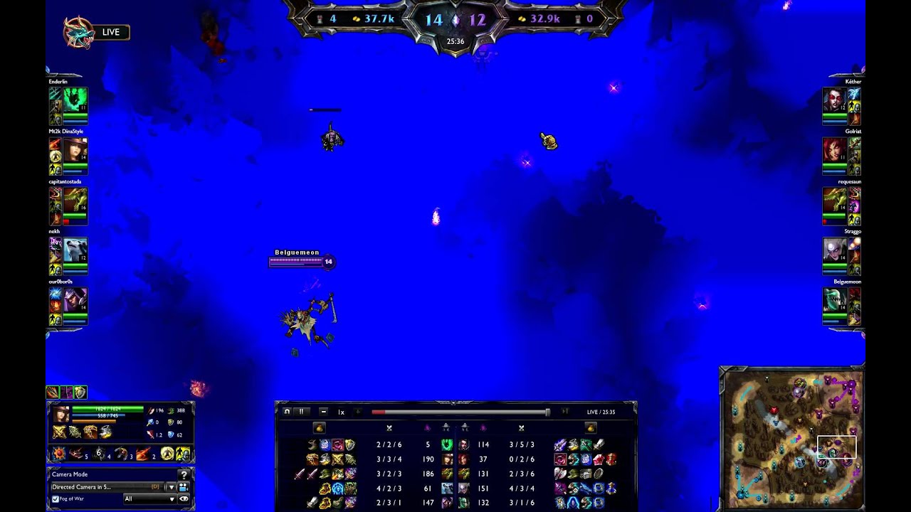 [BUG] League of Legends - Blue Summoner Rift Map - YouTube