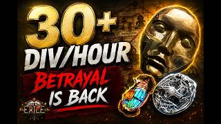 Full How to farm 30div/h+ with betrayal in PoE 3.29 allflame Guide