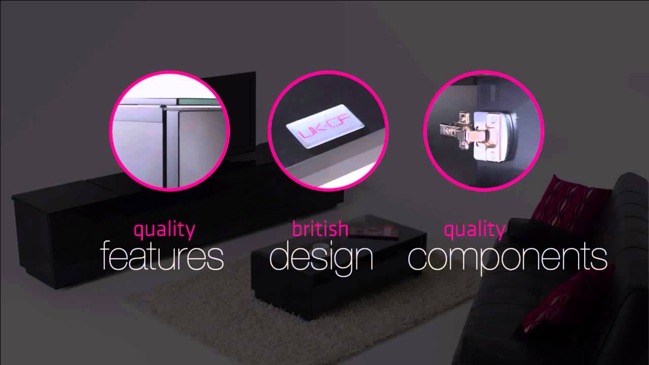 White Gloss TV Unit | White Gloss TV Stand & Cabinet - Standland