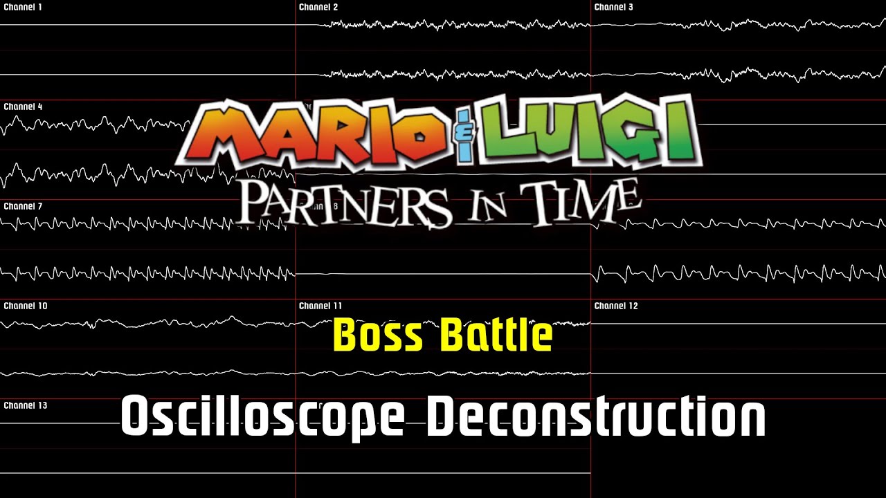 Mario & Luigi: Partners in Time - Boss Battle [Oscilloscope Deconstruction]