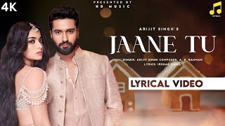 Jaane Tu (Lyrics) Arijit Singh | Vicky Kaushal, Rashmika Mandanna | A. R. Rahman, Irshad K | Chhaava