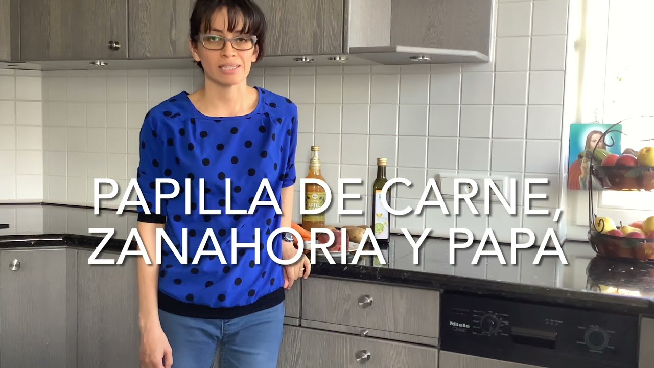Papilla de Carne de vaca, Zanahoria y Papas - para Bebes de 7 meses