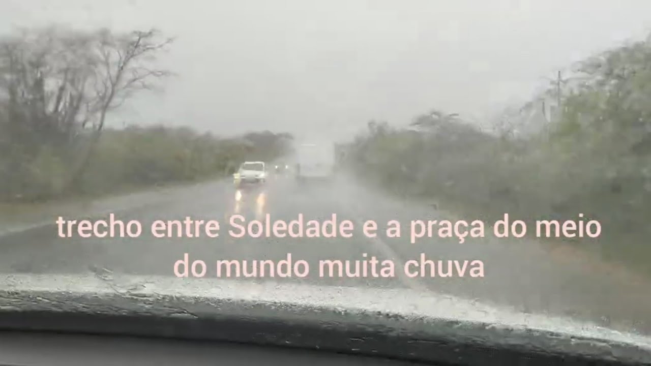 muita chuva voltando de taperoá 