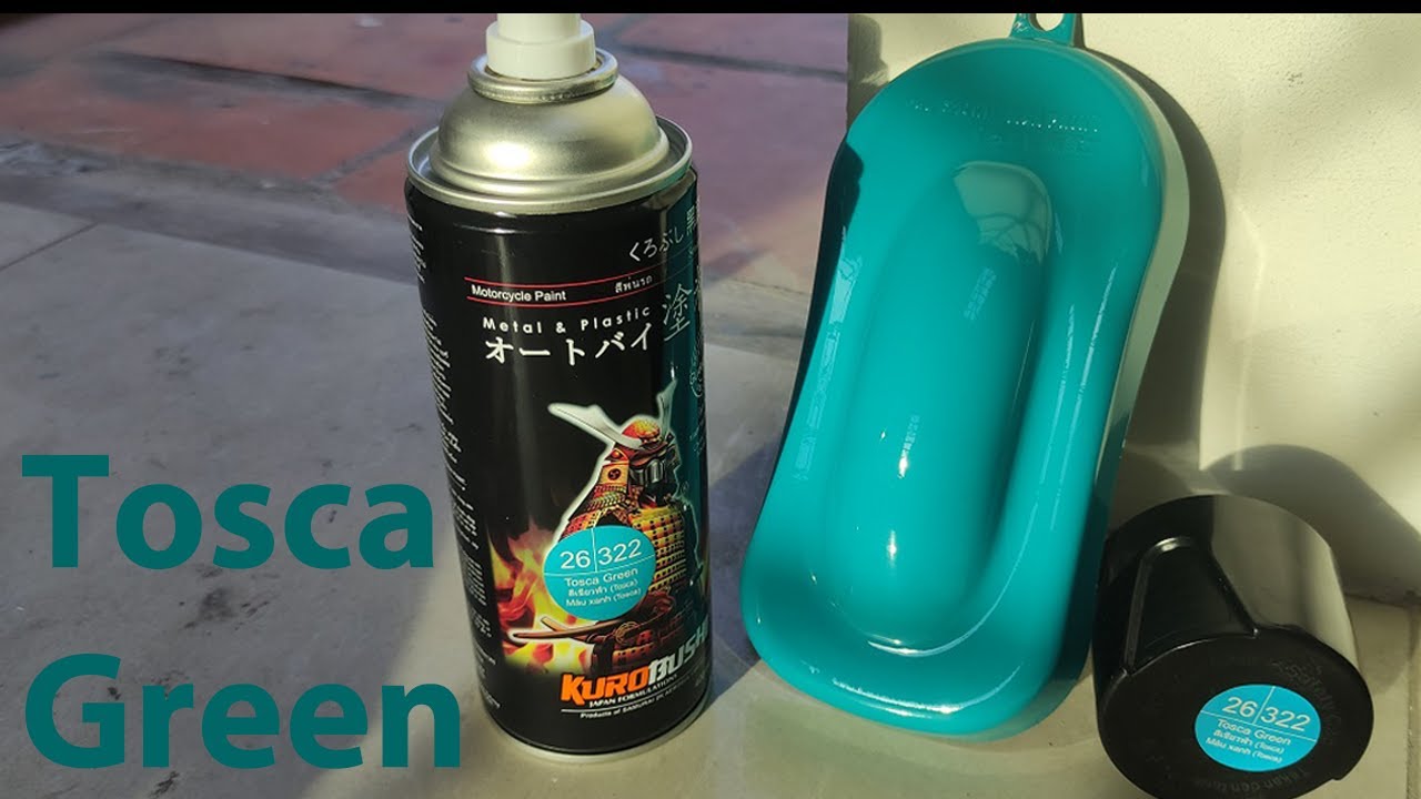 How to spray Tosca Green 26/322 of Samurai Paint - YouTube
