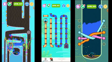 K@LL the 🦈 ||SAVE THE FISH #GAME ||PULL THE PIN LEVEL 346-351