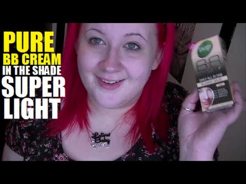 Application of the Pure BB Cream in the shade SUPER LIGHT (IT'S ACTUALLY LIGHT ENOUGH! YIPPEE!)