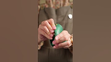 Making a Key Charm Lead.  #asmr #leathercraft