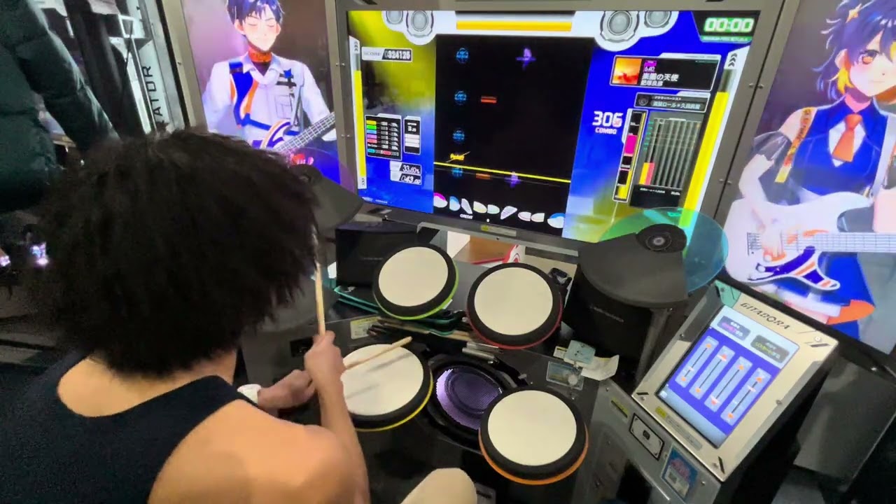【GITADORA】楽園の天使[DRUM MASTER]プレイ動画