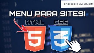 CRIANDO UM MENU PARA SITES EM HTML E CSS!! - Atualizado 2020 | Douglas Vulcano