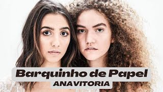 Video thumbnail of "Barquinho de Papel  - Anavitória (Letra) Anavitória - Barquinho de Papel Letra Oficial"