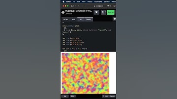 JavaScript can Simulate Life - Hypercycle. Canvas, WebGL and Mihail