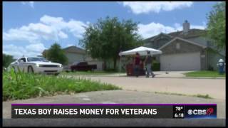 Texas Boy Raises Money for Veterans With Lemonade Stand
