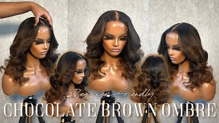 DYE W/ DOM EP. 2 : Beginner Friendly Chocolate Brown Ombre Wig Color Tutorial
