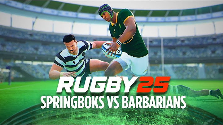 Rugby 25 | SOUTH AFRICA vs BARBARIANS FC | 2025 Tour Match